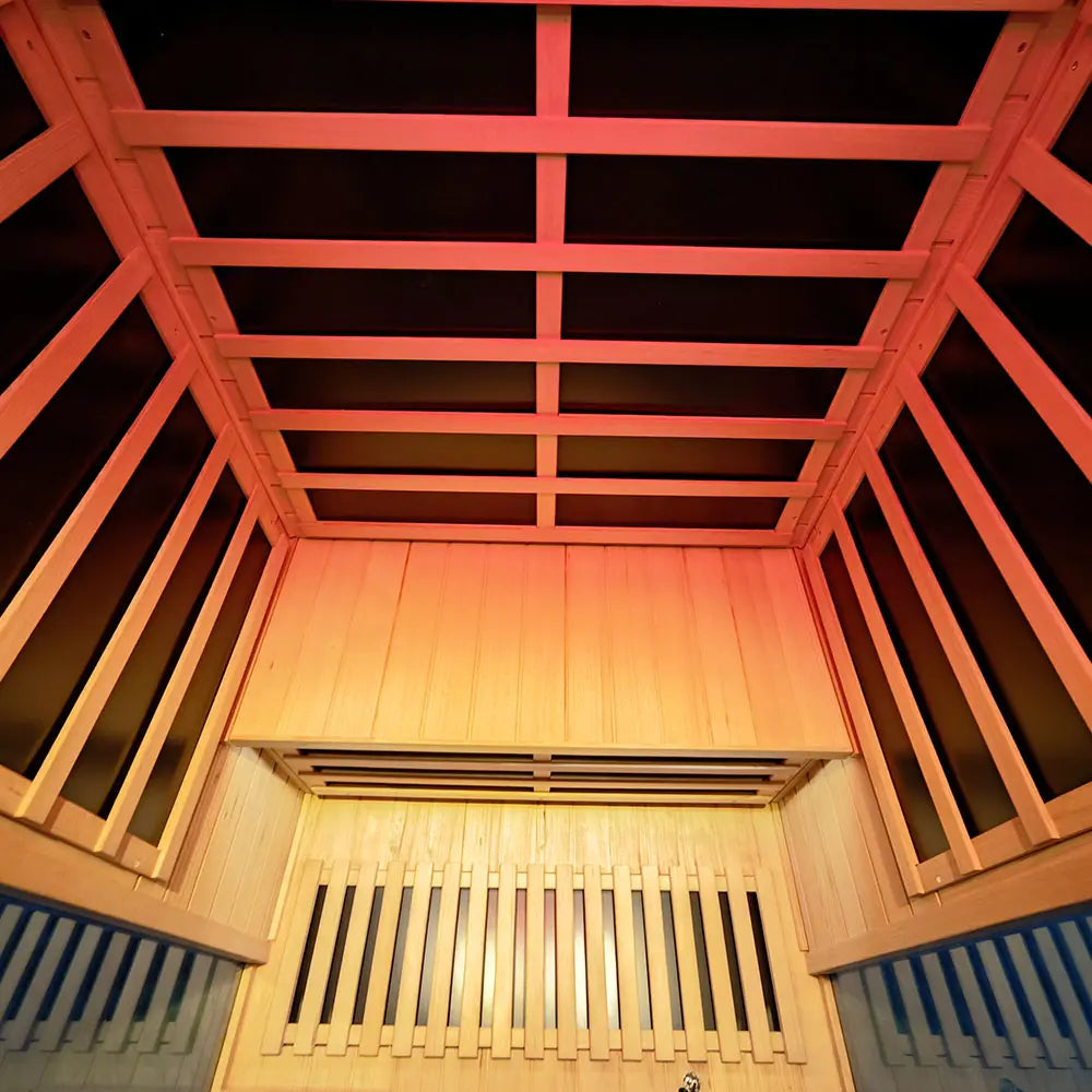 Wizzisaunas S02 2 Person Full Spectrum Infrared Sauna Low EMF