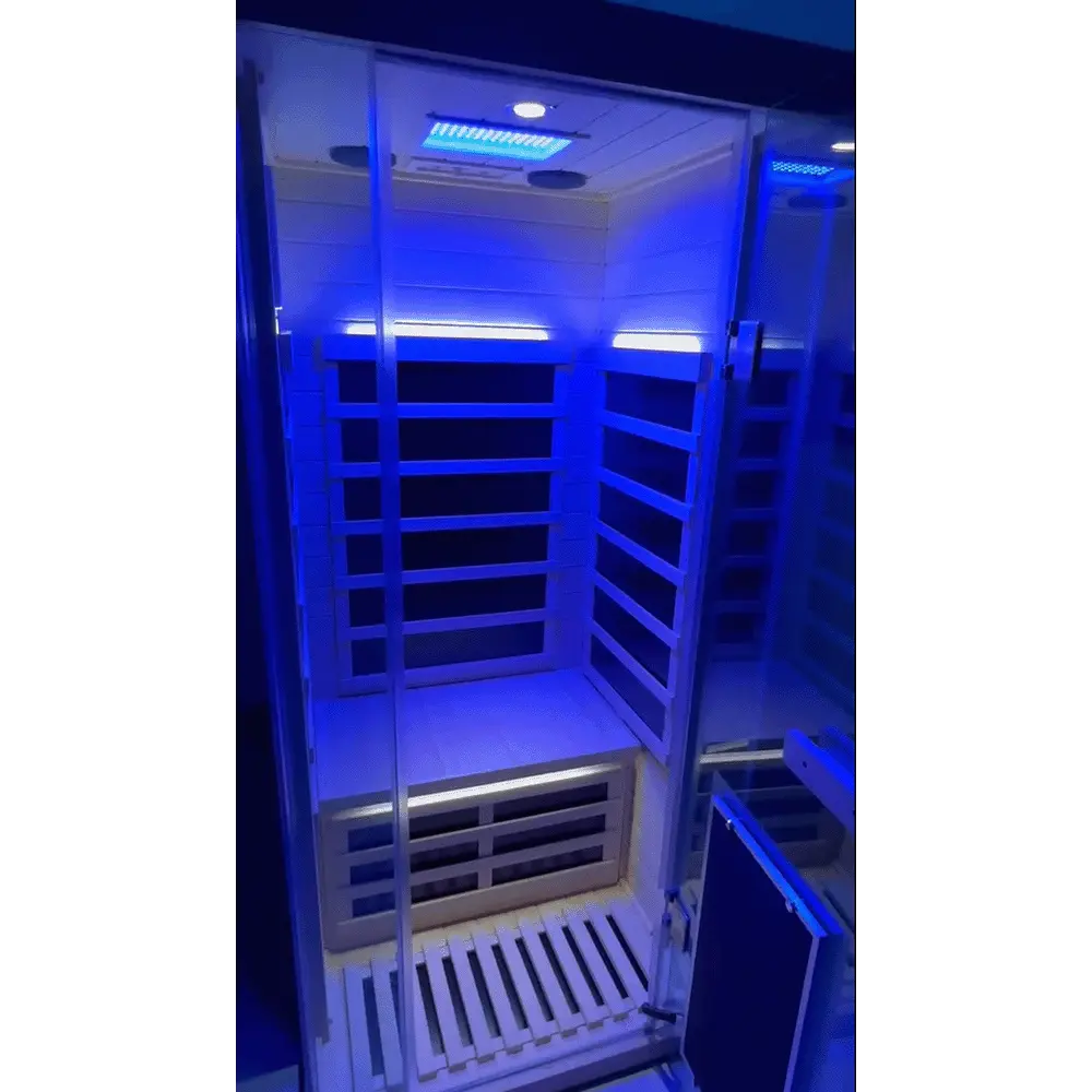 Wizzisaunas S01 Full Spectrum1 Person Infrared Sauna Low EMF