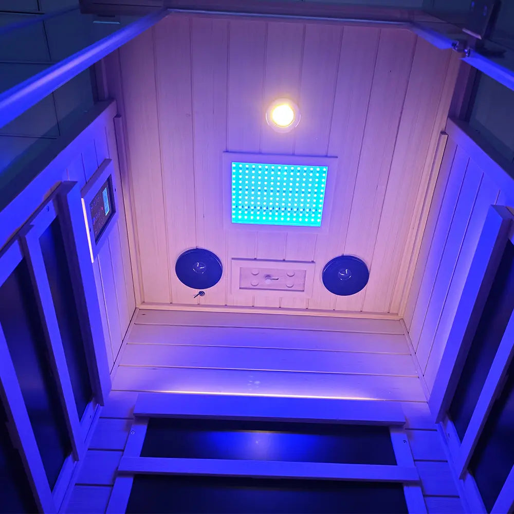 Wizzisaunas S01 Full Spectrum1 Person Infrared Sauna Low EMF