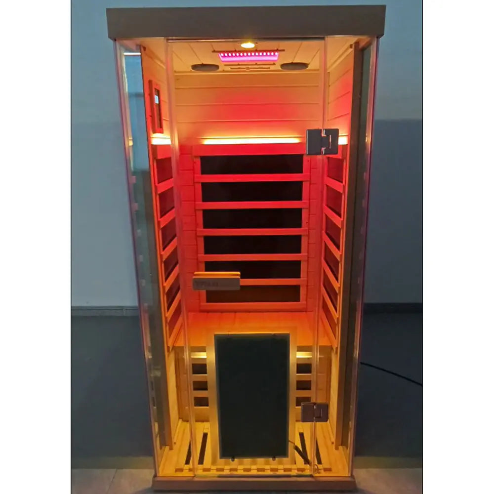 Wizzisaunas S01 Full Spectrum1 Person Infrared Sauna Low EMF