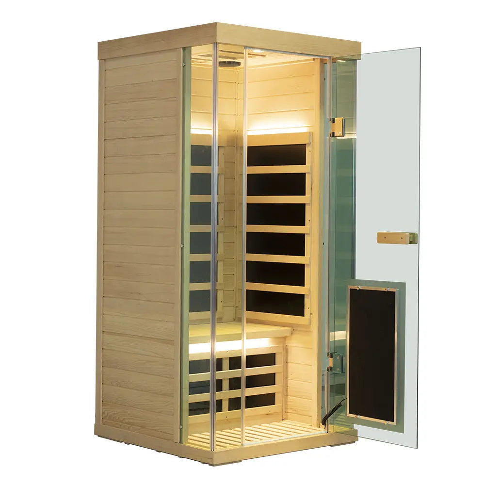 Wizzisaunas S01 Full Spectrum1 Person Infrared Sauna Low EMF