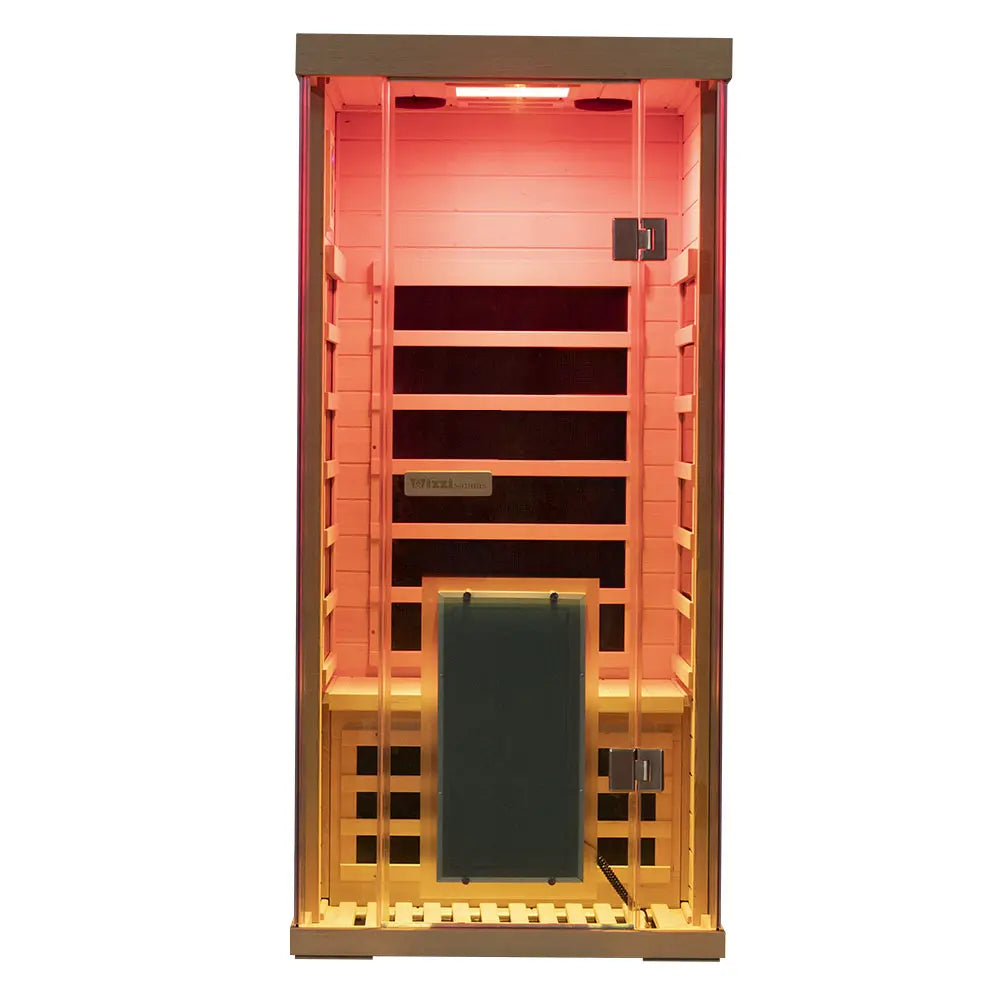 Wizzisaunas S01 Full Spectrum1 Person Infrared Sauna Low EMF