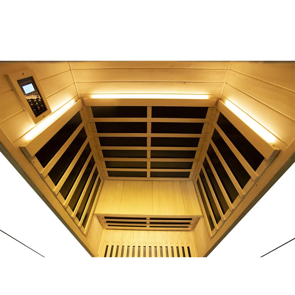 Wizzisaunas S02 2 Person Full Spectrum Infrared Sauna Low EMF