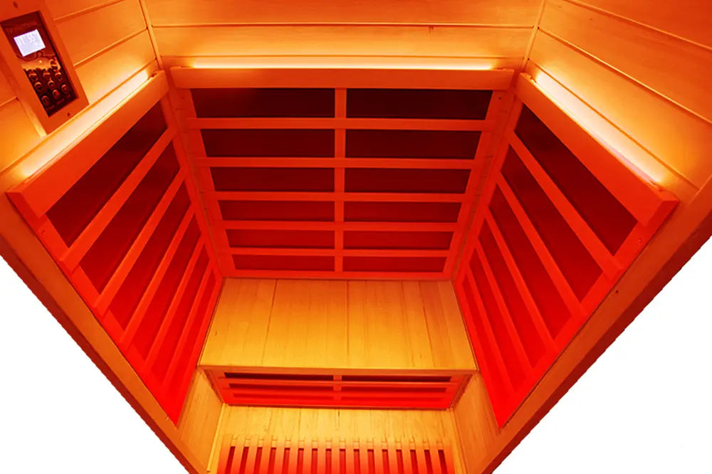 Wizzisaunas S02 2 Person Full Spectrum Infrared Sauna Low EMF