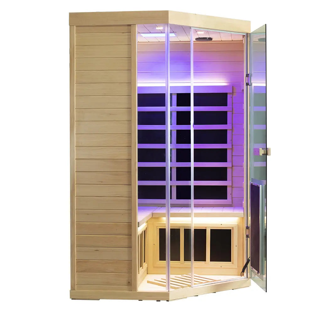 Wizzisaunas S07 2-3 Person Full Spectrum Infrared Sauna low EMF