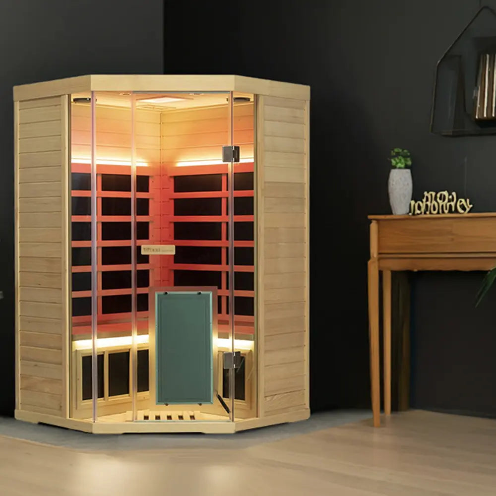 Wizzisaunas S07 2-3 Person Full Spectrum Infrared Sauna low EMF