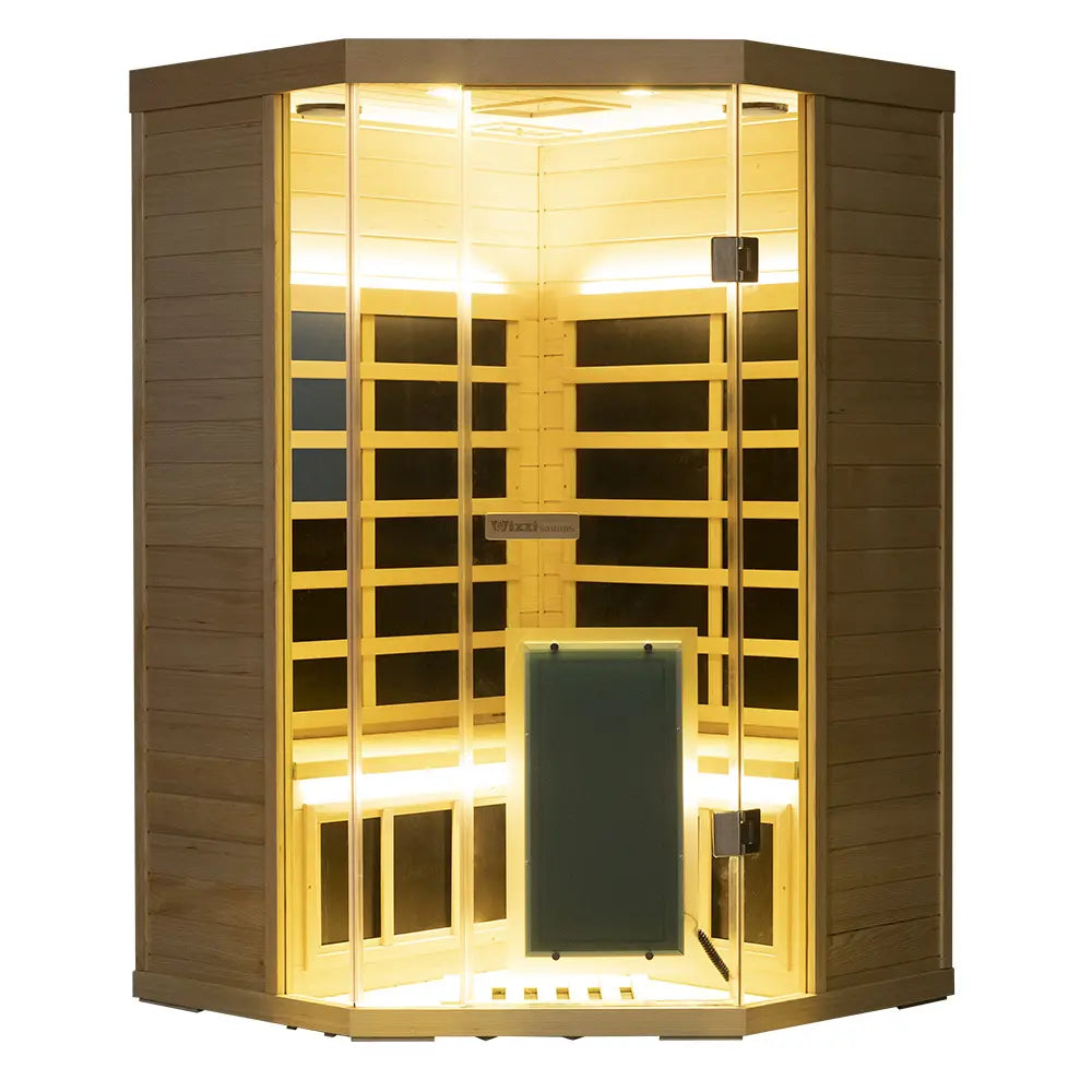 Wizzisaunas S07 2-3 Person Full Spectrum Infrared Sauna low EMF